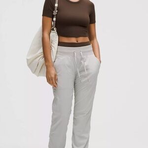 Women's white dance studio capris Pants